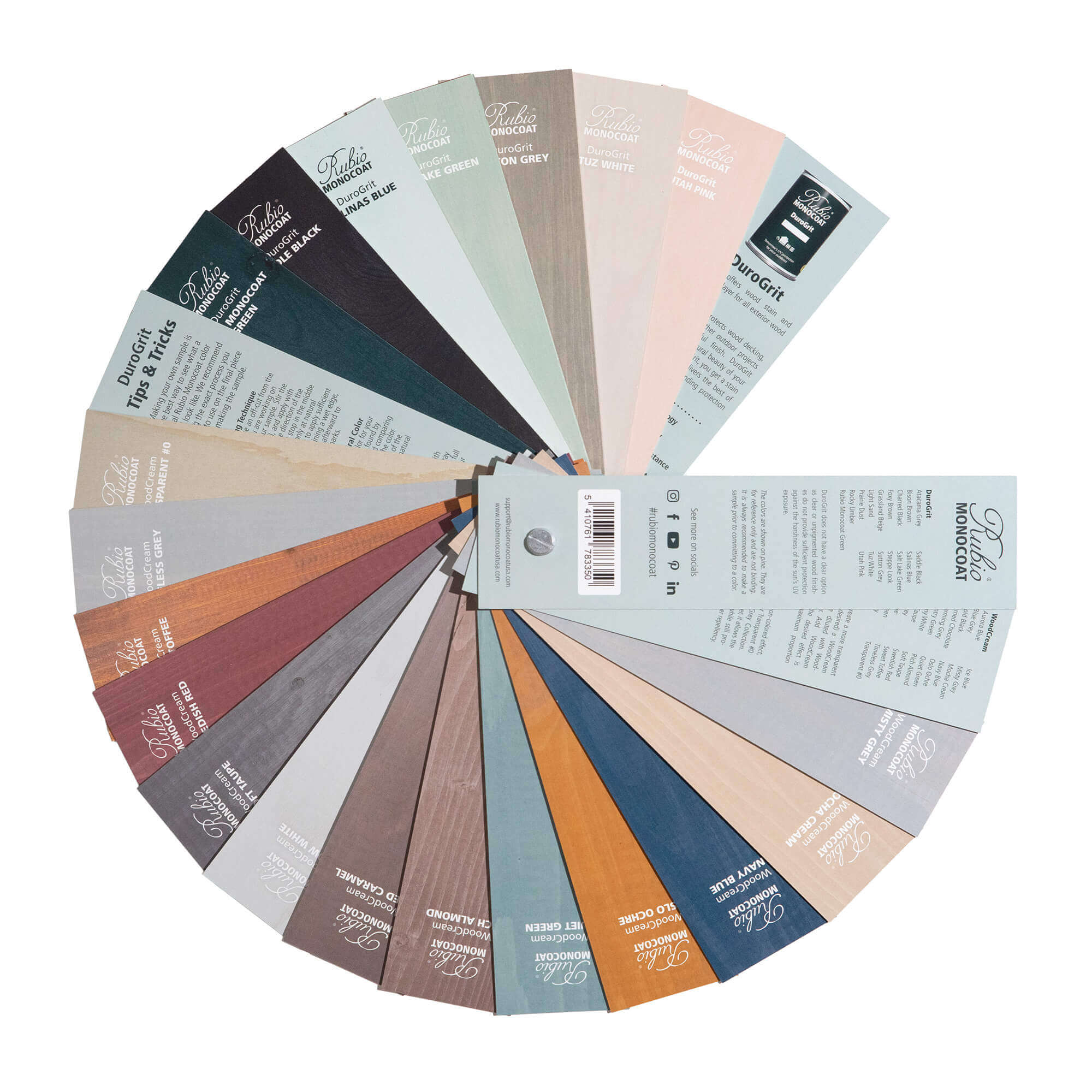 DuroGrit & WoodCream Paper Fan Deck - Image 2