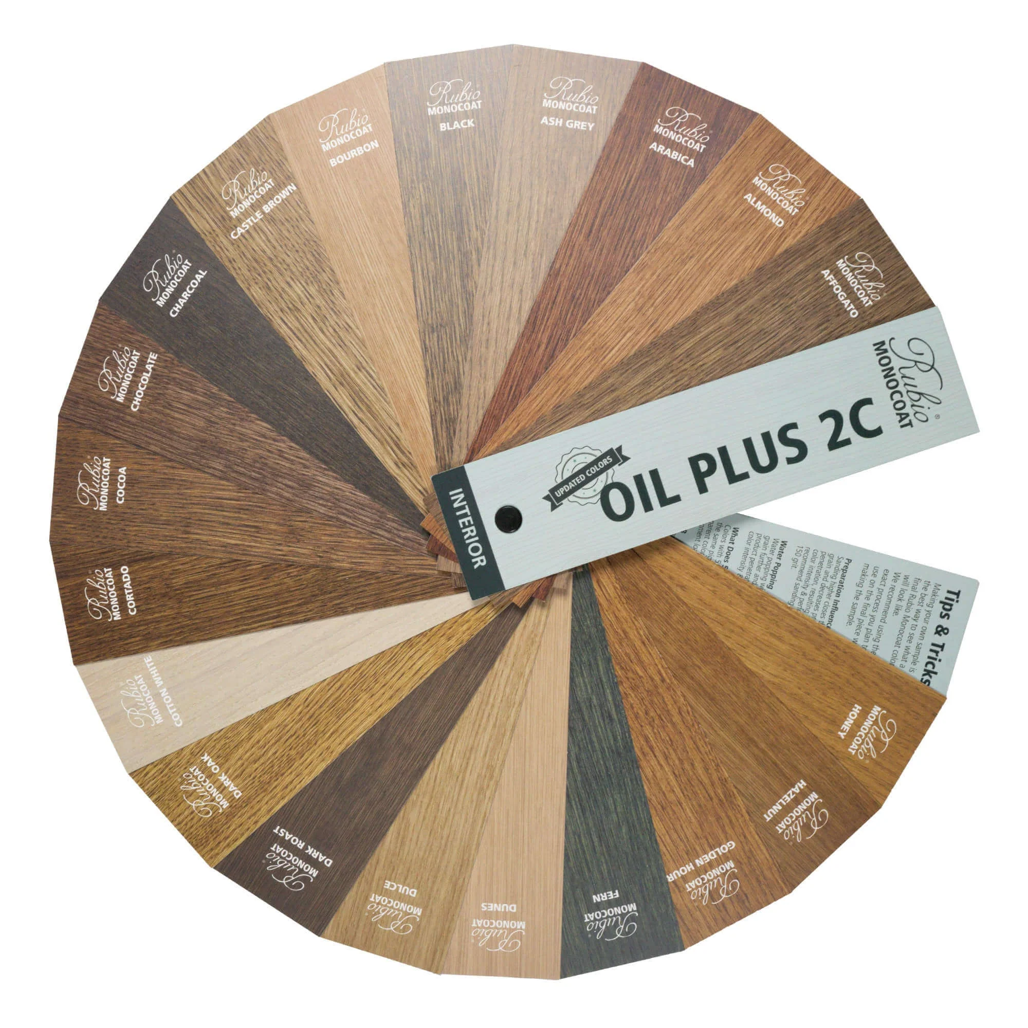 Oil Plus 2C Paper Fan Deck